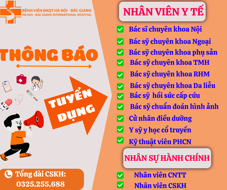 THÔNG BÁO TUYỂN DỤNG