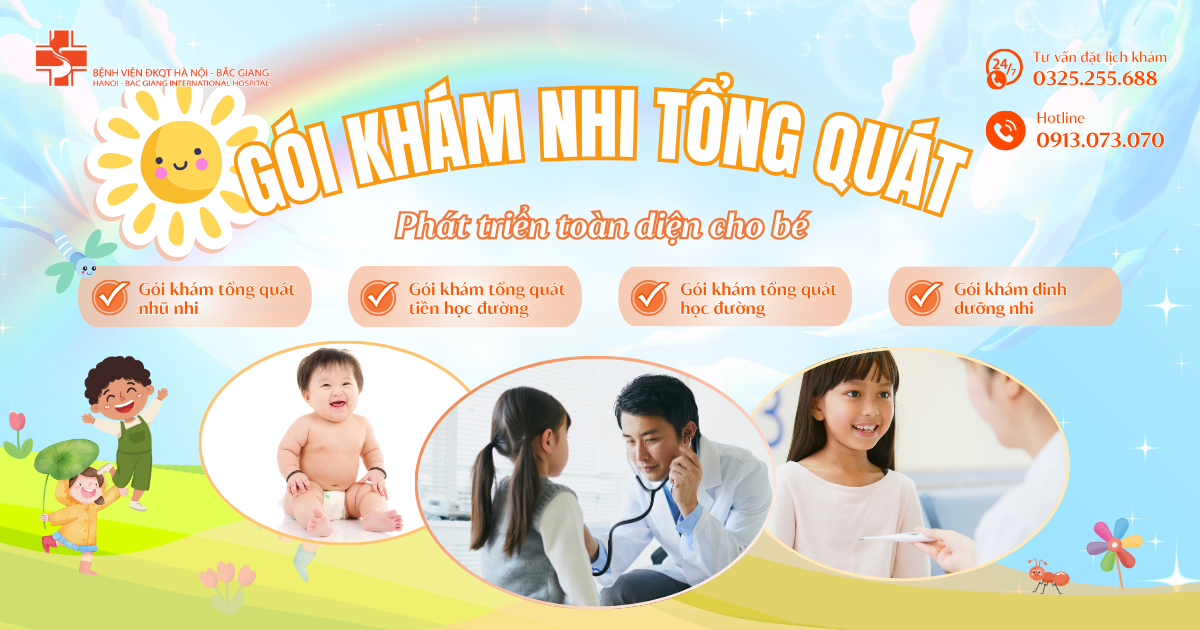 Gói khám nhi tổng quát