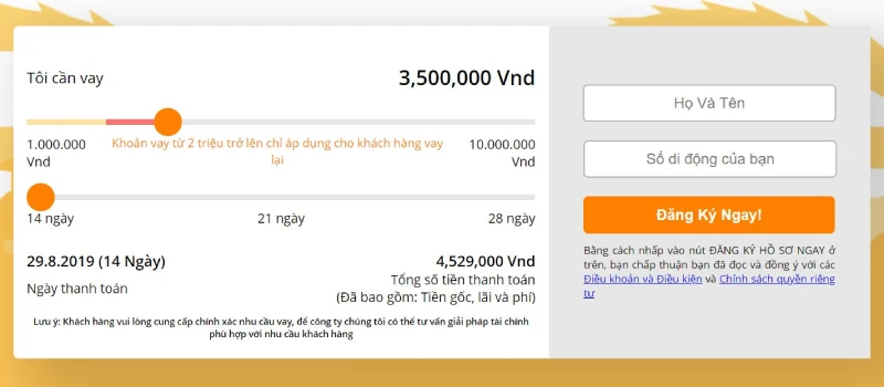 OneClickMoney – phần mềm vay tiền online tại nhà 24/7