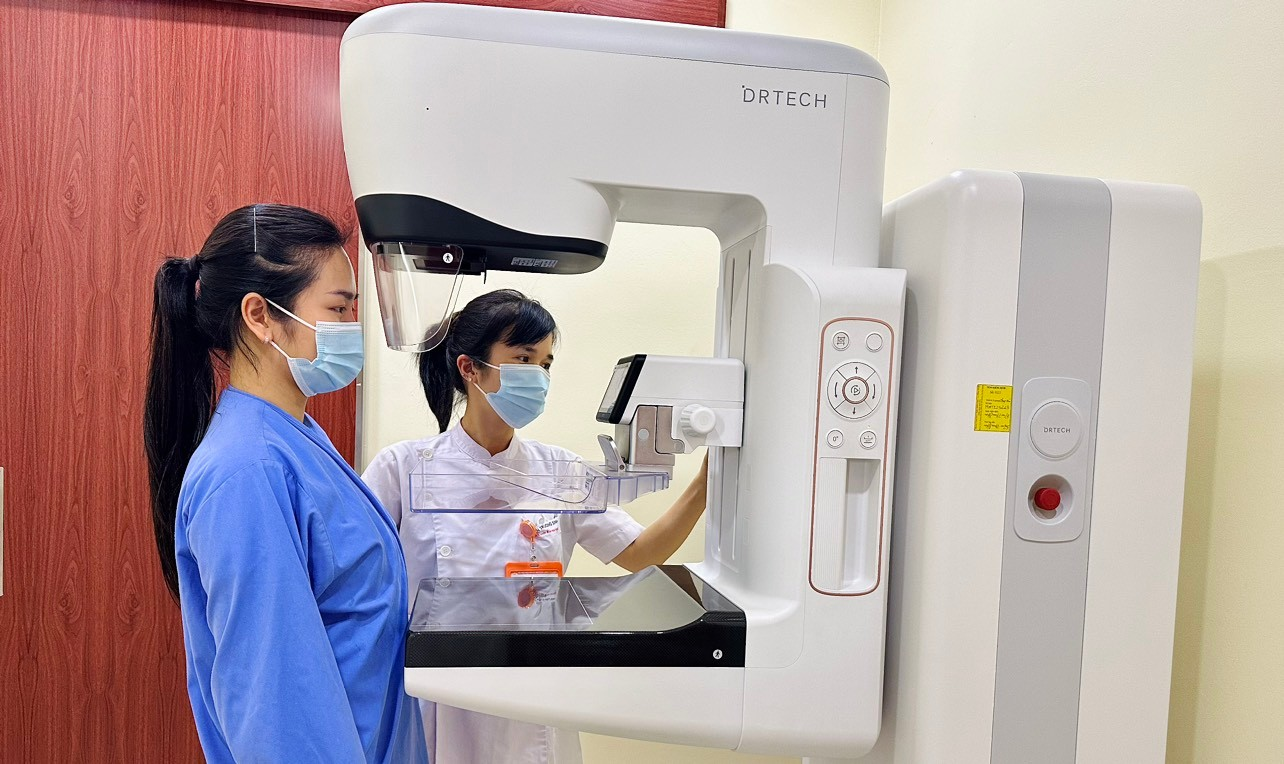 Chụp X-Quang tuyến vú tại Bệnh viện đa khoa quốc tế Hà Nội - Bắc Giang.