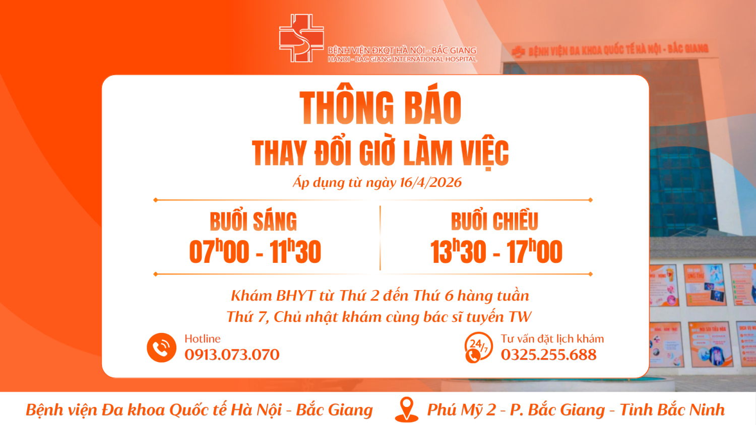 Thay đổi giờ làm việc mùa hè